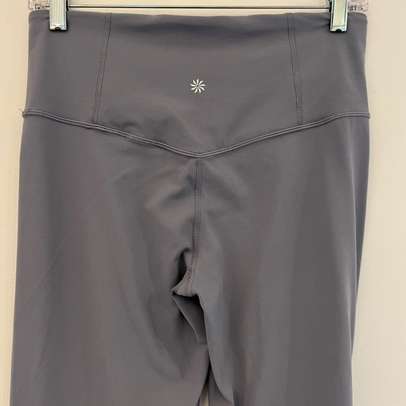 Athleta high rise medium petite Elation Flare Pant legging Lavender blue Gray - Picture 6 of 16